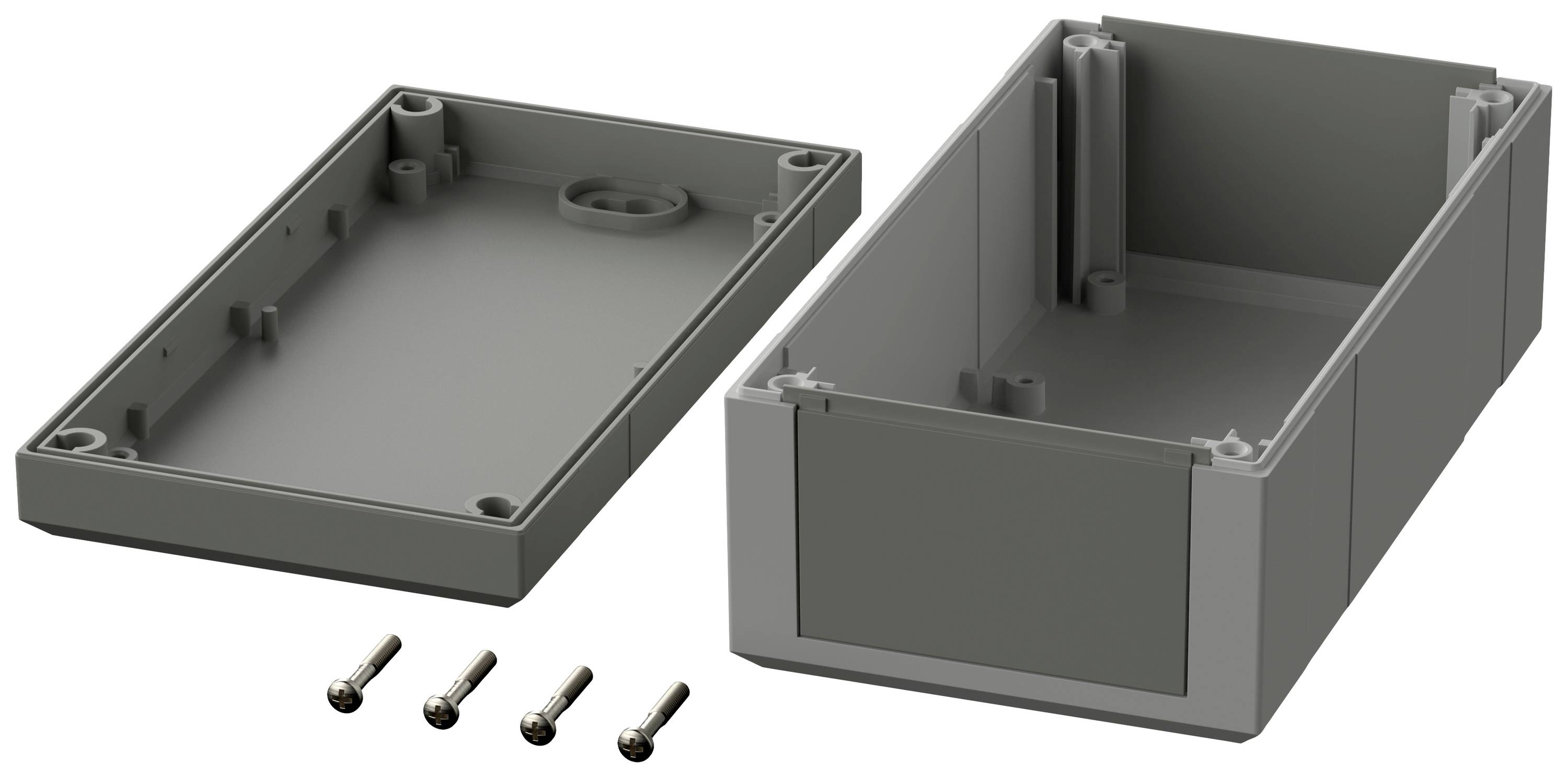 Bopla Elegant EG 1560 FK 32156042 Elektronikgehäuse 150 x 82 x 60 Polystyrol Lichtgrau (RAL 7035), Achatgrau (RAL 7038) 1St.