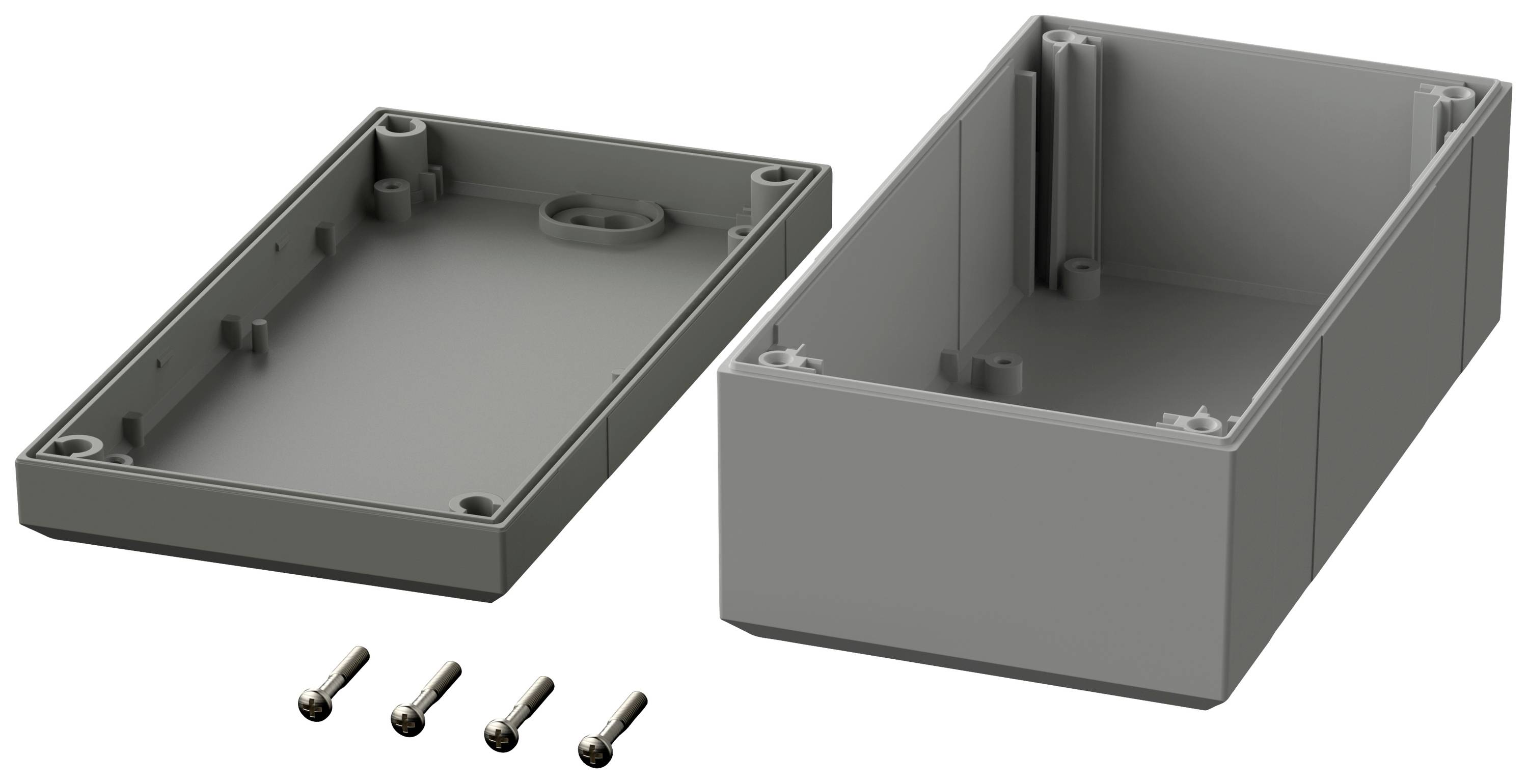 Bopla Elegant EG 1560 F 32156062 Elektronikgehäuse 150 x 82 x 61 Polystyrol Lichtgrau (RAL 7035), Achatgrau (RAL 7038) 1St.