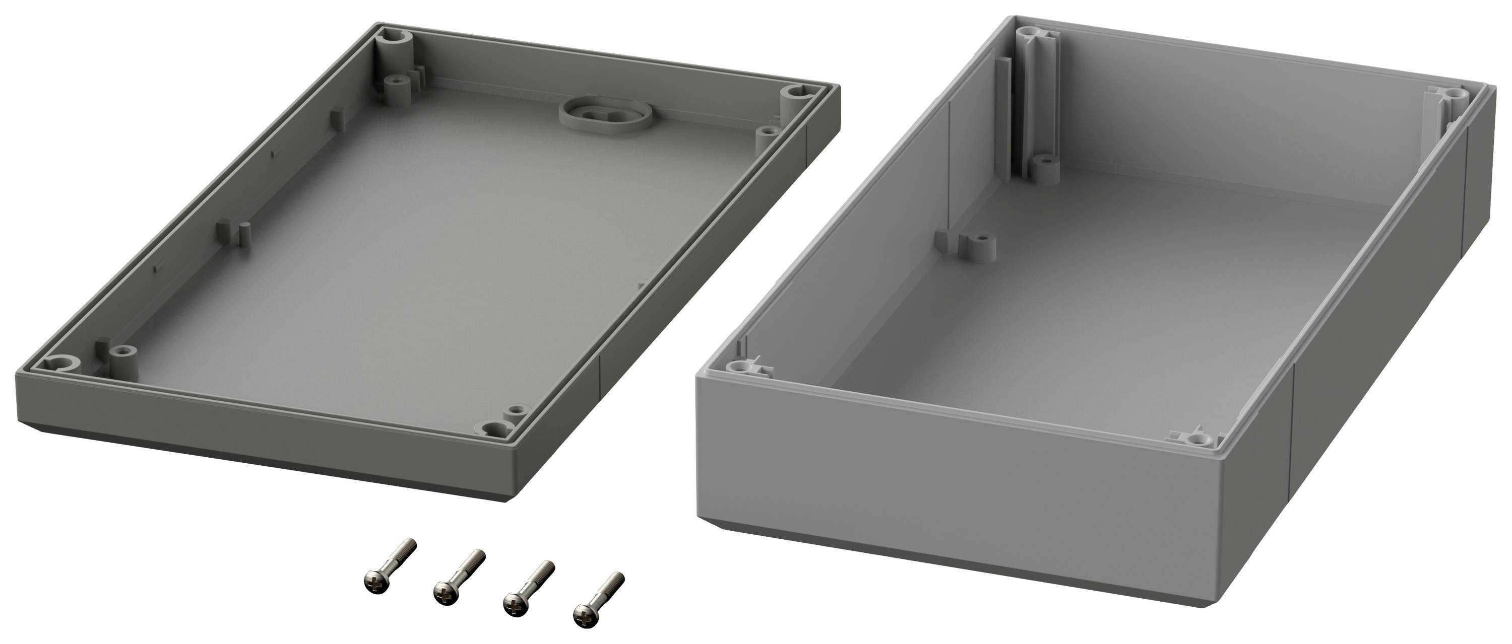Bopla Elegant EG 2050 F 32205062 Elektronikgehäuse 200 x 112 x 51 Polystyrol Lichtgrau (RAL 7035), Achatgrau (RAL 7038) 1St.