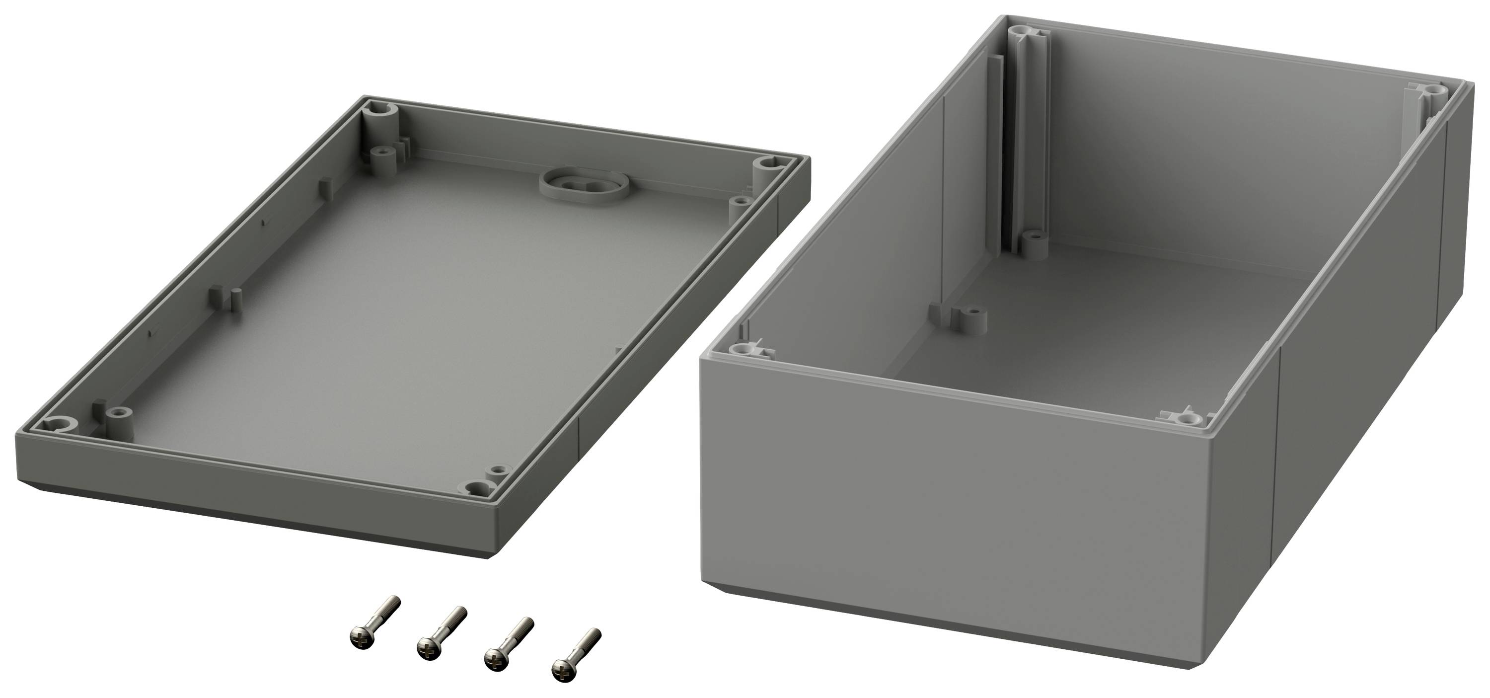 Bopla Elegant EG 2070 F 32207062 Elektronikgehäuse 200 x 112 x 71 Polystyrol Lichtgrau (RAL 7035), Achatgrau (RAL 7038) 1St.