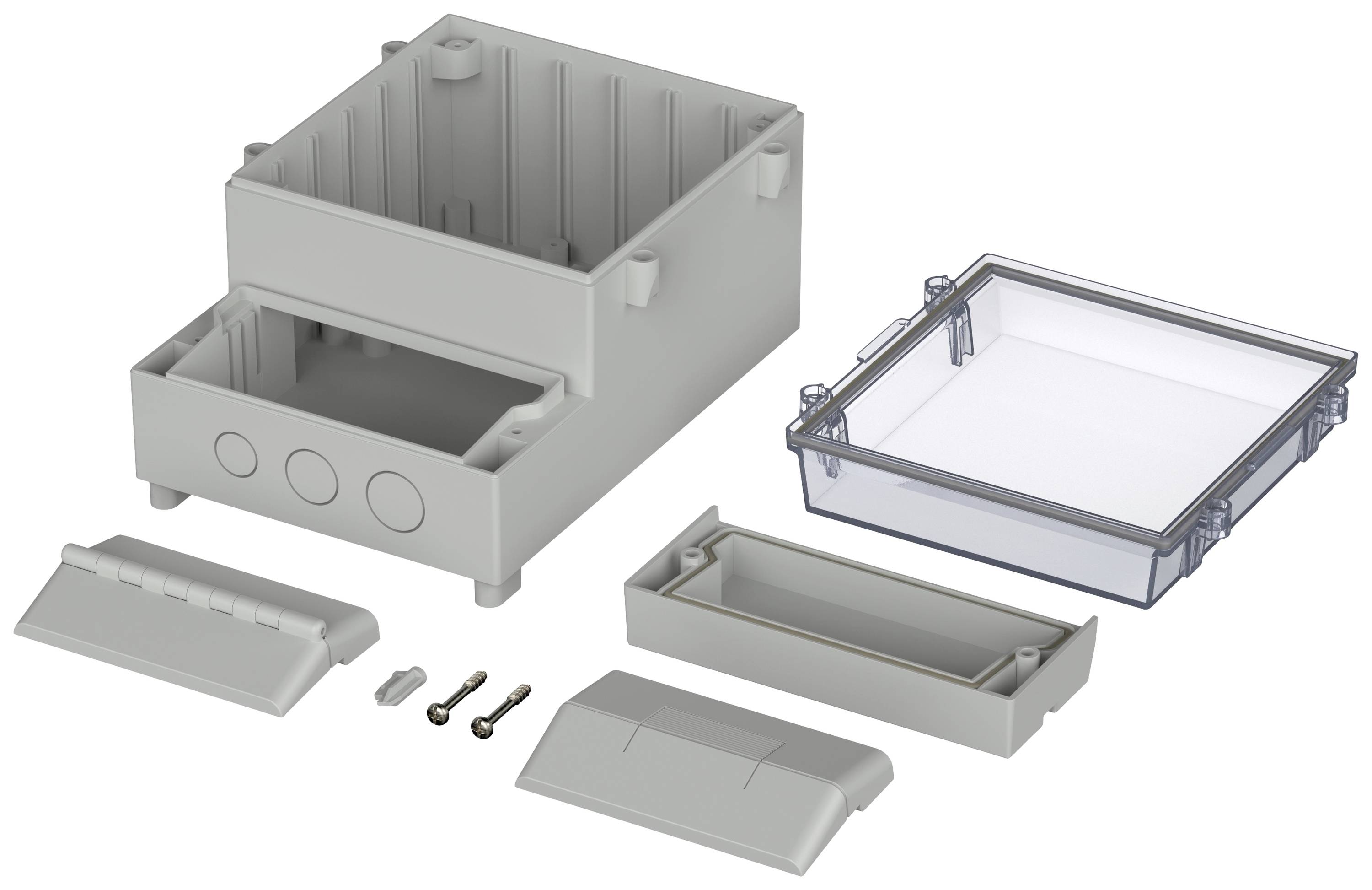 Bopla RegloCard RCP 1300 Wand-Gehäuse 131 x 186 x 103 ABS-PC Lichtgrau (RAL 7035) 1St.