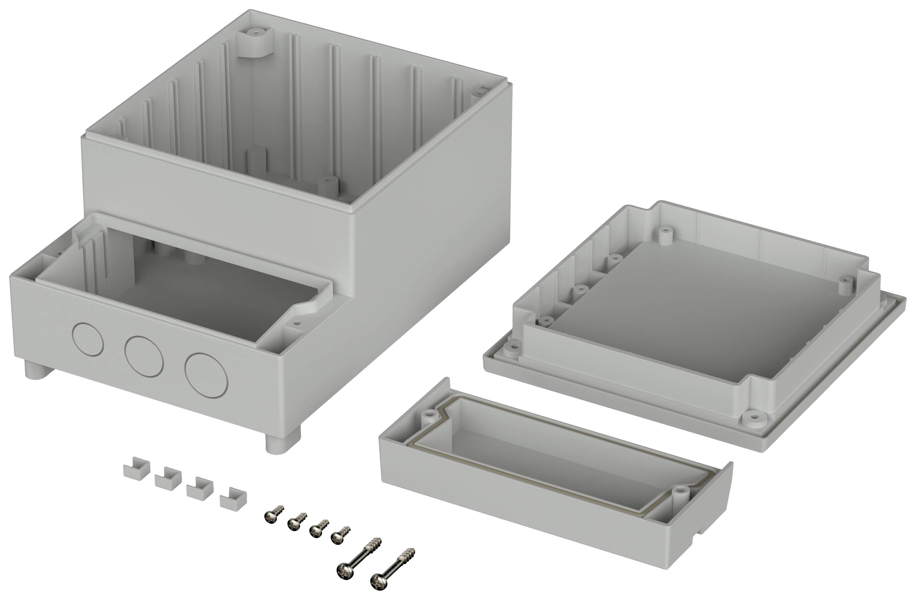 Bopla REgloCard RCP 130 F Wand-Gehäuse 131 x 186 x 82.50 ABS Lichtgrau (RAL 7035) 1St.