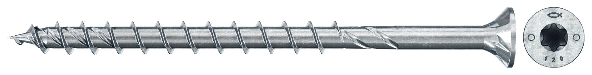 Holzbauschrauben PowerFast II Senkkopf mit Innenstern TX, gvz, blau passiviert, Teilgewinde 566312 Norm FPF II-CTP BC We