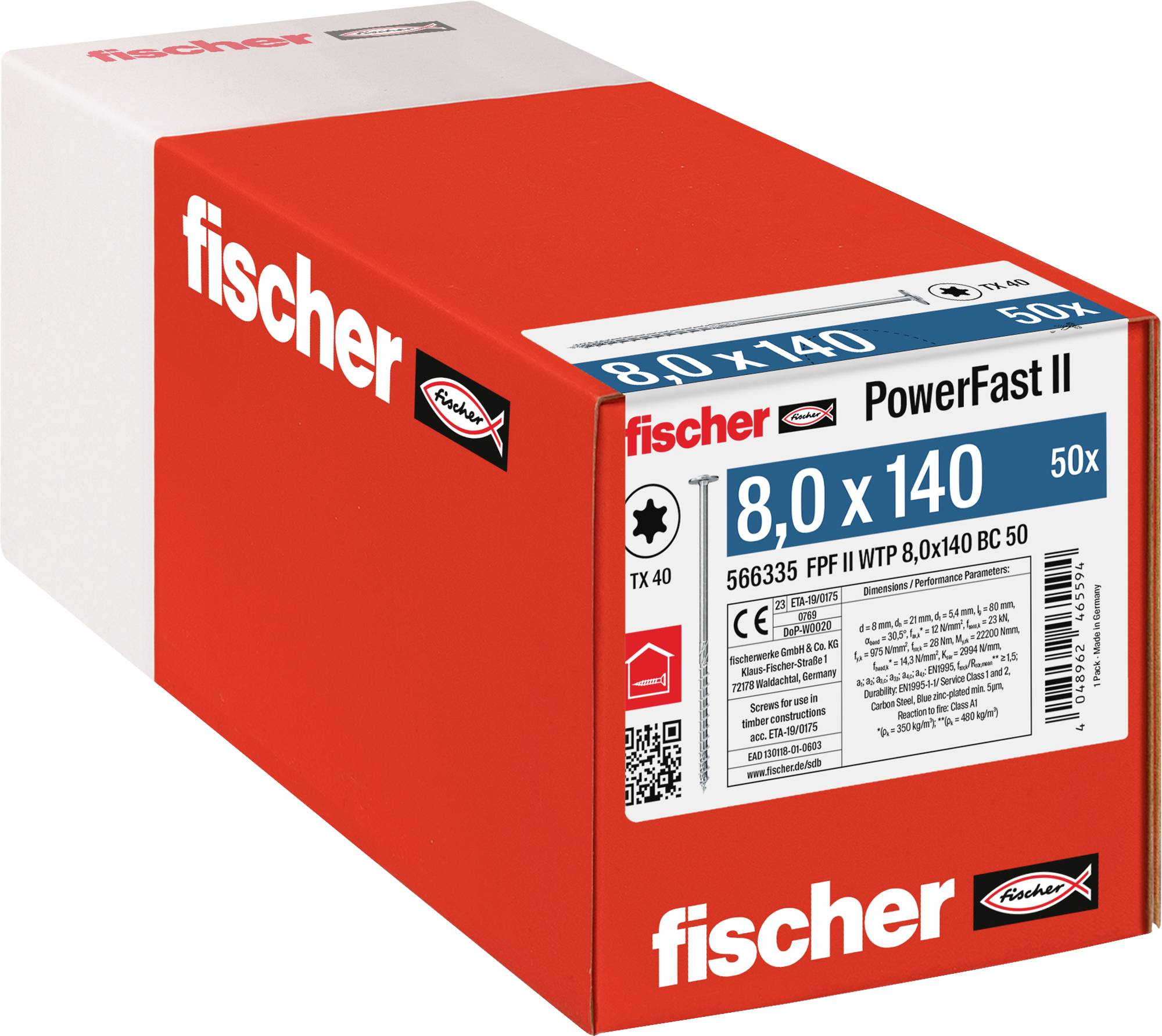 Metallschraube mit Torx-Kopf und Unterlegscheibe, geeignet für Befestigungen in Metall- und Holzkonstruktionen.