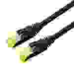 Roline 21.15.0751 RJ45 Câble réseau, câble patch CAT 6a S/FTP 1 m noir 1 pc(s)