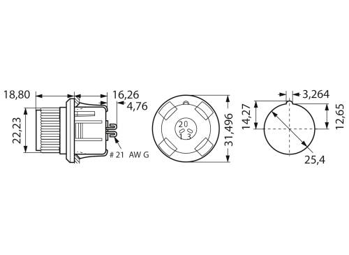 Bourns 3610S-1-103 Draht-Potentiometer 1.5W 10kΩ