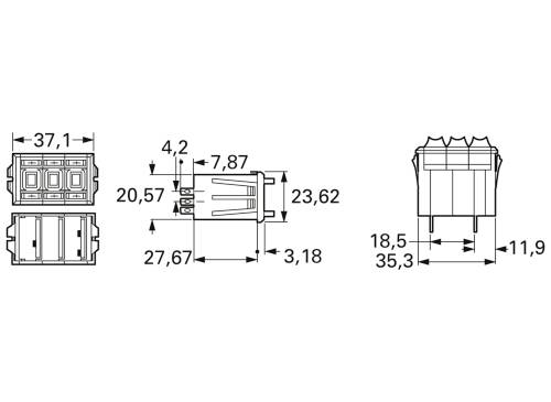 Bourns 3683S-1-103L Cermet-Potentiometer 2 W 10 kΩ
