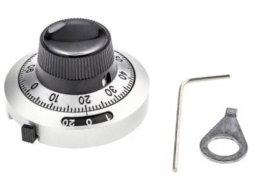 Bourns H-46-6A Drehknopf Schwarz (Ø x H) 46mm x 24mm