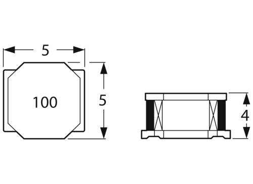 Bourns SRN5040-2R2Y Drossel SMD 2.2 µH 0.02100Ω 3.5A