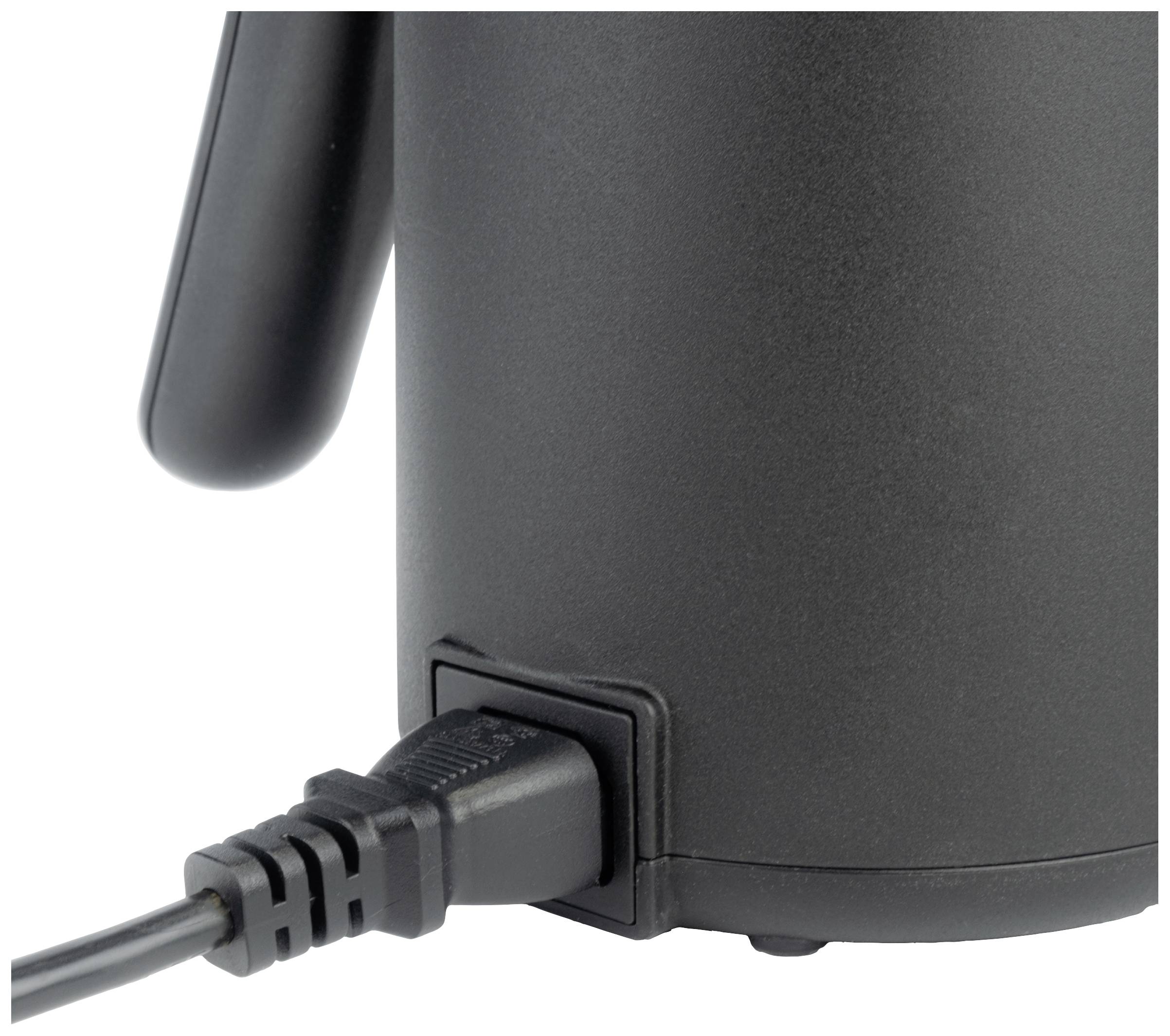 Korona Wasserkocher schnurlos, Cool-Touch-Gehäuse, klappbar Schwarz Fassungsvermögen: 0.6 l