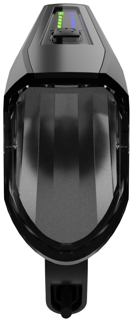 FISCHER FAHRRAD Fahrrad-Scheinwerfer Frontlicht 100 Lux LED akkubetrieben Schwarz