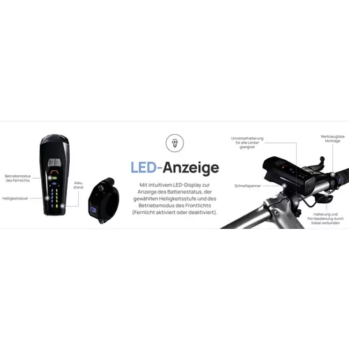FISCHER FAHRRAD Fahrradbeleuchtung Set PLUS 100/130 Fernlicht + TWIN STOP LED Schwarz FISCHER FAHRRAD Fahrradbeleuchtung Set PLUS 100/130 Fernlicht + TWIN STOP LED Schwarz