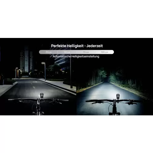FISCHER FAHRRAD Fahrradbeleuchtung Set PLUS 100/130 Fernlicht + TWIN STOP LED Schwarz FISCHER FAHRRAD Fahrradbeleuchtung Set PLUS 100/130 Fernlicht + TWIN STOP LED Schwarz