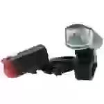 FISCHER FAHRRAD Fahrradbeleuchtung Set LED batteriebetrieben Schwarz FISCHER FAHRRAD Fahrradbeleuchtung Set LED batteriebetrieben Schwarz