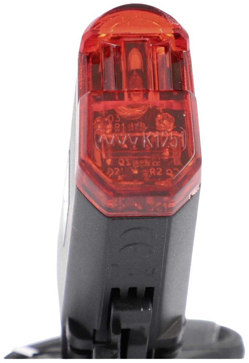 FISCHER FAHRRAD Fahrradbeleuchtung Set LED batteriebetrieben Schwarz