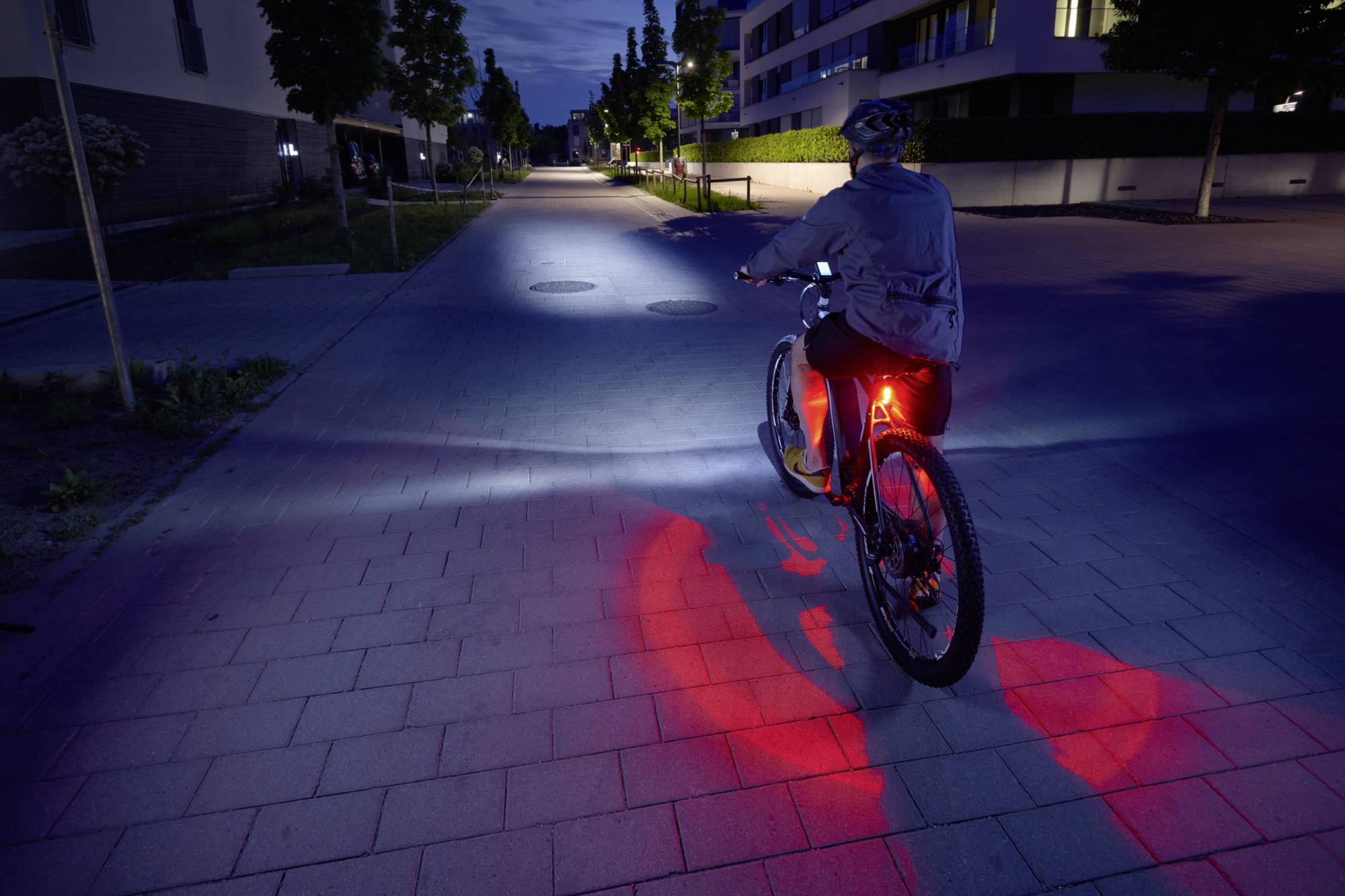 FISCHER FAHRRAD Fahrrad-Rücklicht TWIN LED Schwarz