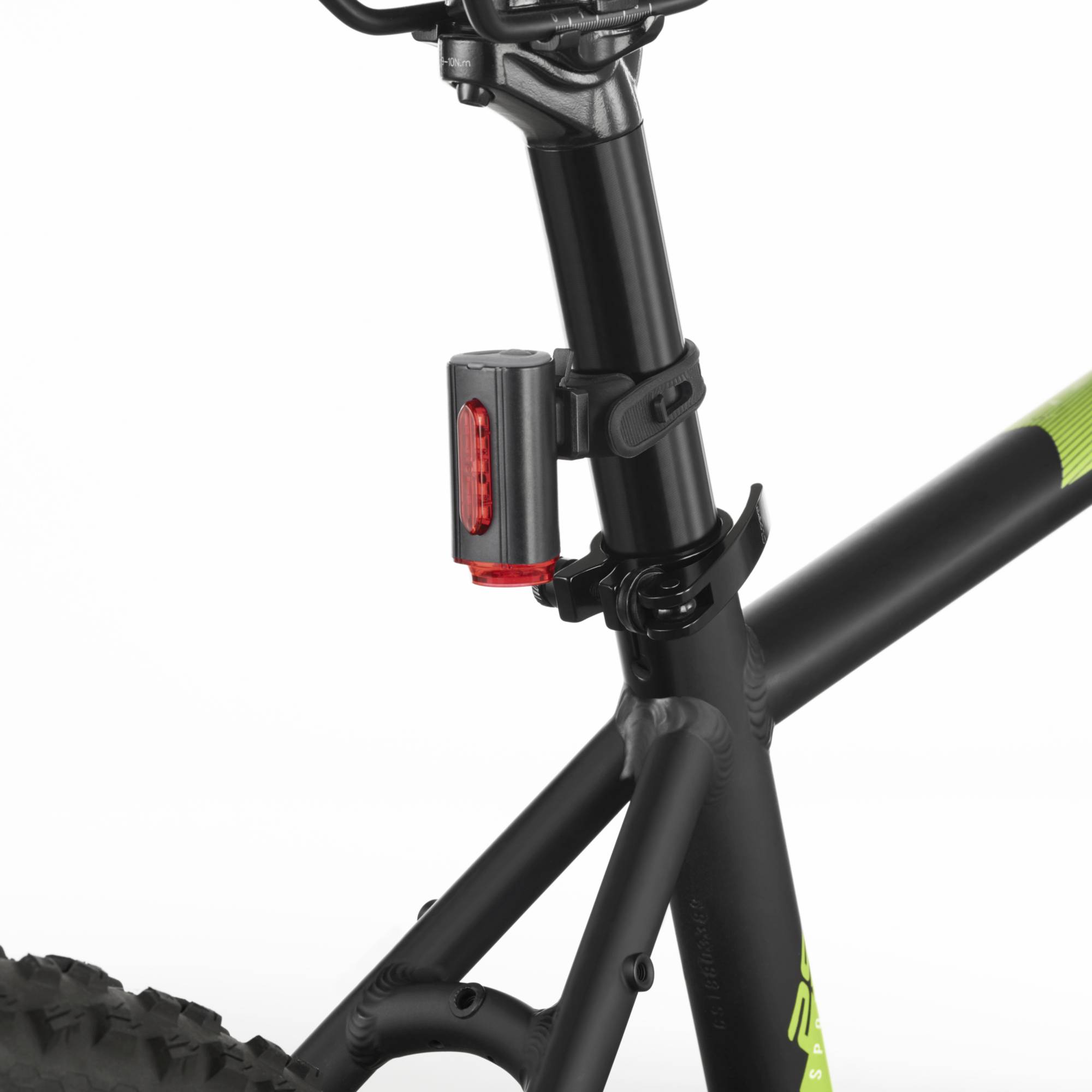 FISCHER FAHRRAD Fahrrad-Rücklicht TWIN LED Schwarz