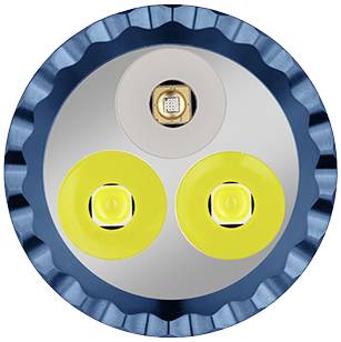 OLight Seeker 4 Mini NW LED, UV-LED Taschenlampe akkubetrieben 1200 lm 112 g