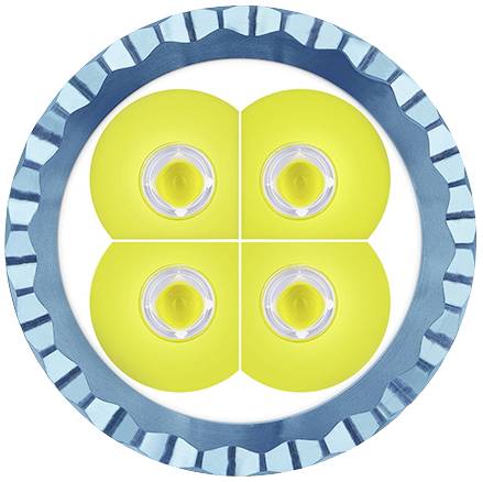 OLight Seeker 4 Pro NW LED Taschenlampe akkubetrieben 4600lm 205g