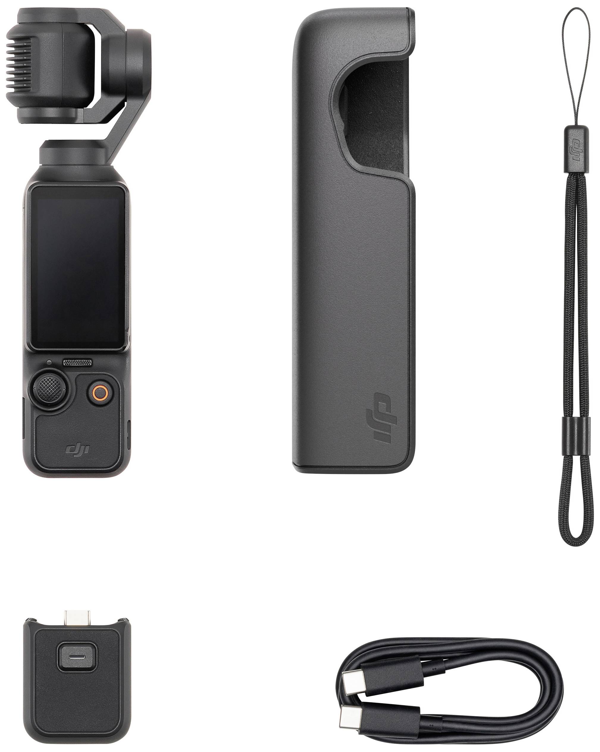 DJI Osmo Pocket 3 Action Cam 4K, WLAN, Bluetooth, Zeitlupe, Touch-Screen, Zeitraffer, Mini-Kamera, Ultra HD