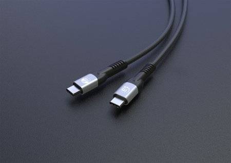 Manhattan Thunderbolt™-Kabel Thunderbolt™ (USB-C®) Stecker 1.00 m Schwarz beidseitig verwendbare