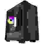 DeepCool CC360 Micro-Tower PC-Gehäuse Schwarz 3 Vorinstallierte LED Lüfter