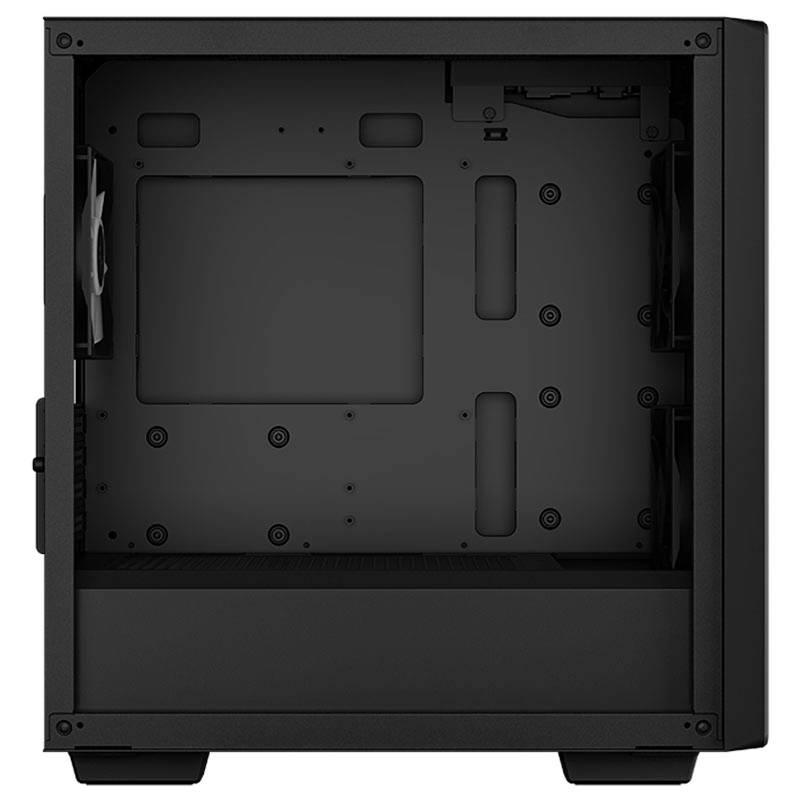 DeepCool CC360 Micro-Tower PC-Gehäuse Schwarz 3 Vorinstallierte LED Lüfter