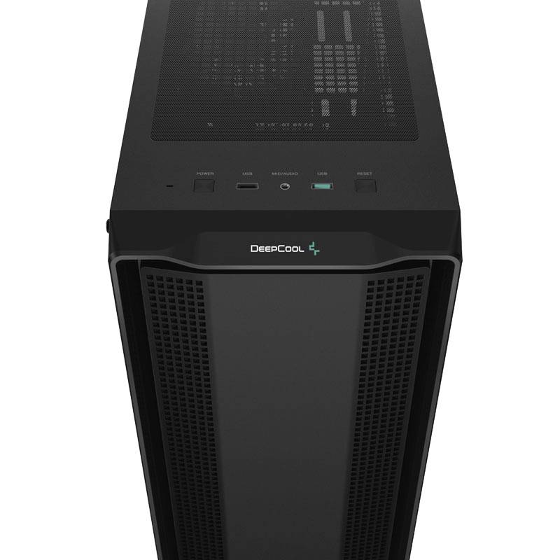 DeepCool CC560 Midi-Tower PC-Gehäuse Schwarz 4 Vorinstallierte LED Lüfter