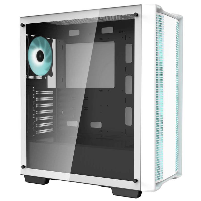 DeepCool CC560 Midi-Tower PC-Gehäuse Weiß 2 vorinstallierte Lüfter
