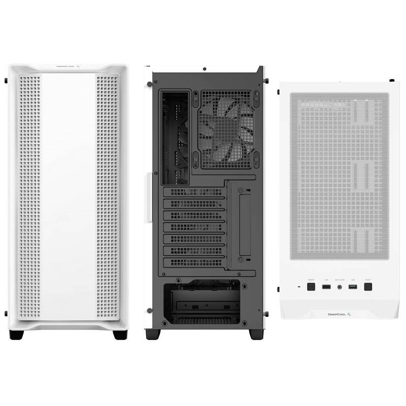DeepCool CC560 Midi-Tower PC-Gehäuse Weiß 2 vorinstallierte Lüfter