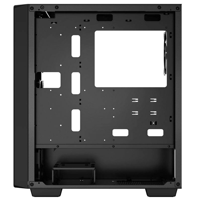 DeepCool CC560 Midi-Tower PC-Gehäuse Schwarz 4 Vorinstallierte LED Lüfter