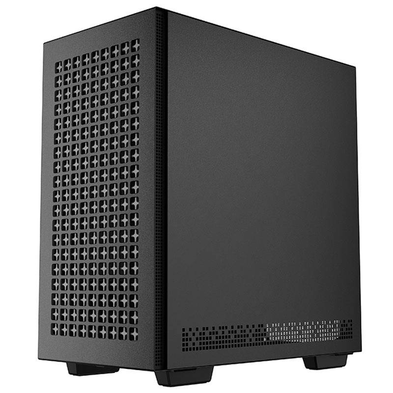 DeepCool CH370 Micro-Tower PC-Gehäuse Schwarz 1 vorinstallierter Lüfter