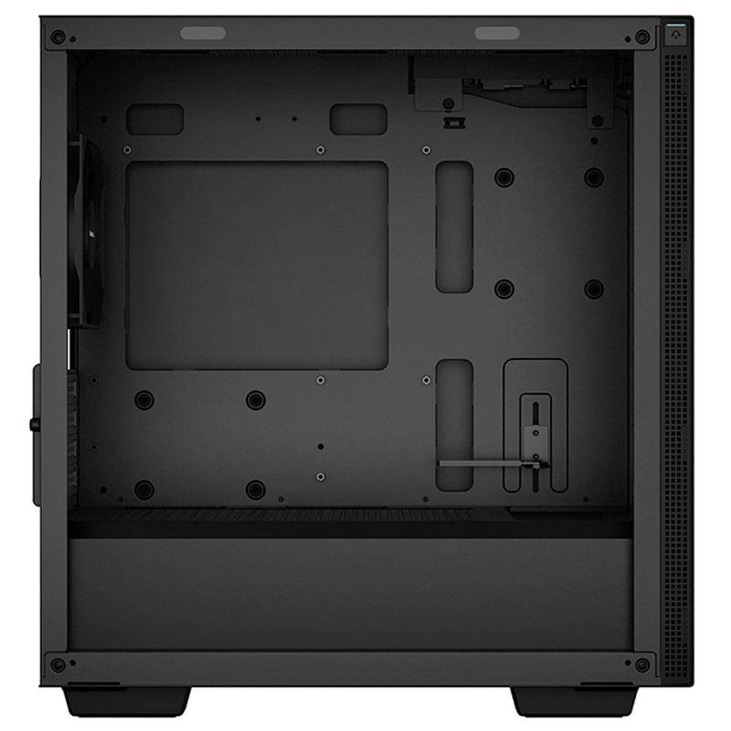 DeepCool CH370 Micro-Tower PC-Gehäuse Schwarz 1 vorinstallierter Lüfter