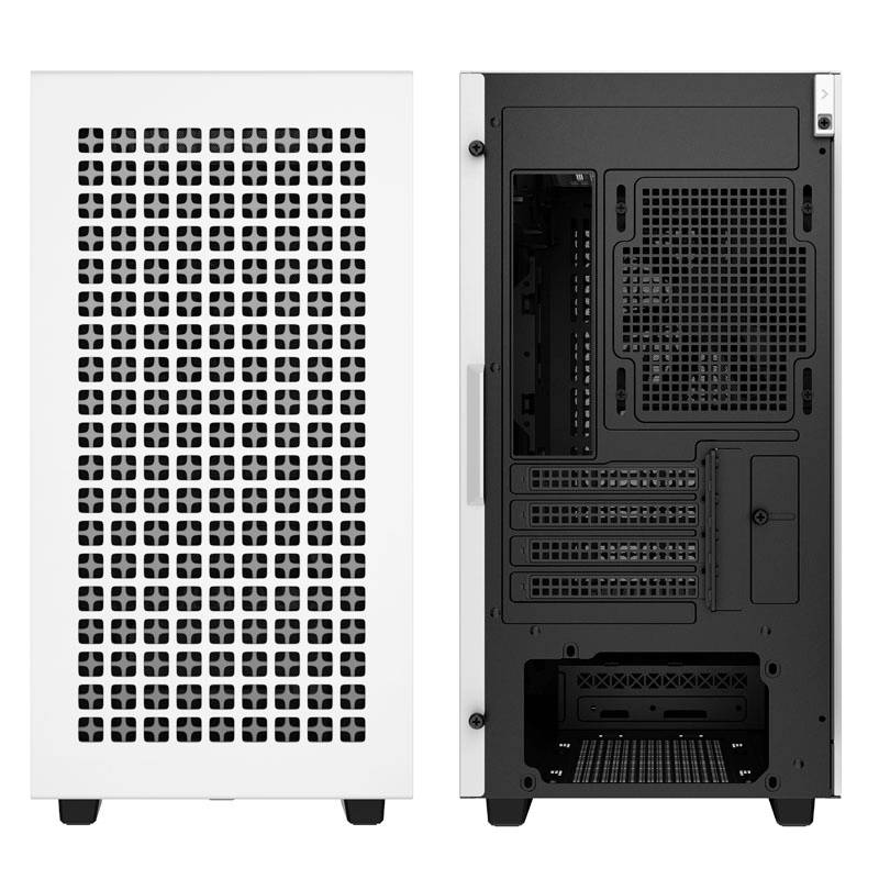 DeepCool CH370 Micro-Tower PC-Gehäuse Weiß 1 vorinstallierter Lüfter