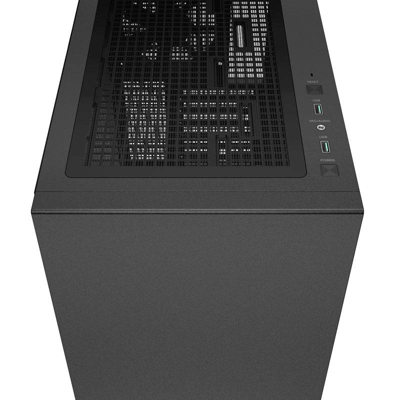 DeepCool CH510 Midi-Tower PC-Gehäuse Schwarz 1 vorinstallierter Lüfter
