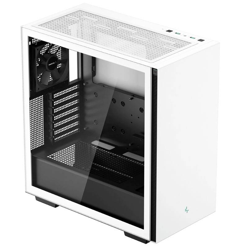 DeepCool CH510 Midi-Tower PC-Gehäuse Weiß 1 vorinstallierter Lüfter