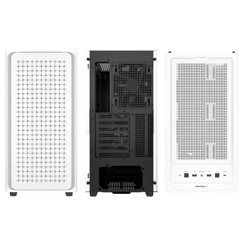 DeepCool CK560 Midi-Tower - weiß Midi-Tower PC-Gehäuse Weiß 4 Vorinstallierte LED Lüfter