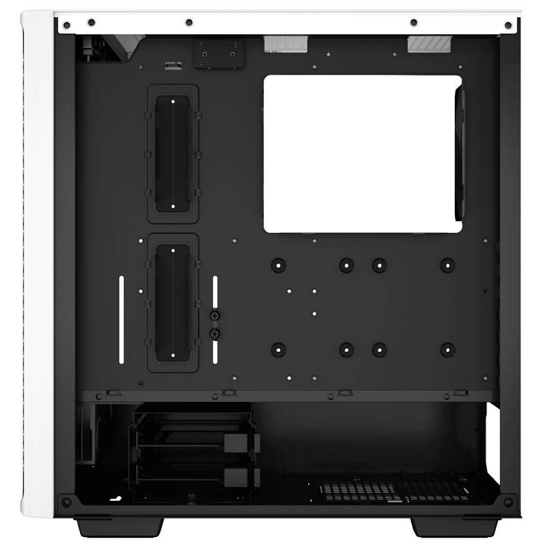 DeepCool CK560 Midi-Tower - weiß Midi-Tower PC-Gehäuse Weiß 4 Vorinstallierte LED Lüfter