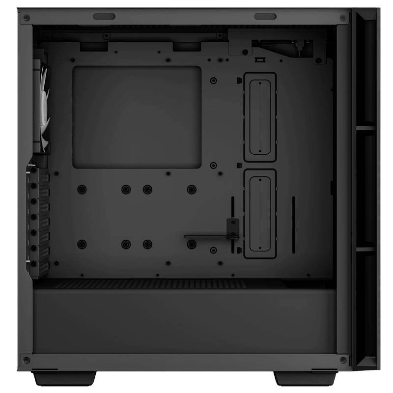 DeepCool CH560 Midi-Tower Gaming-Gehäuse, Gehäuse Schwarz 4 Vorinstallierte LED Lüfter