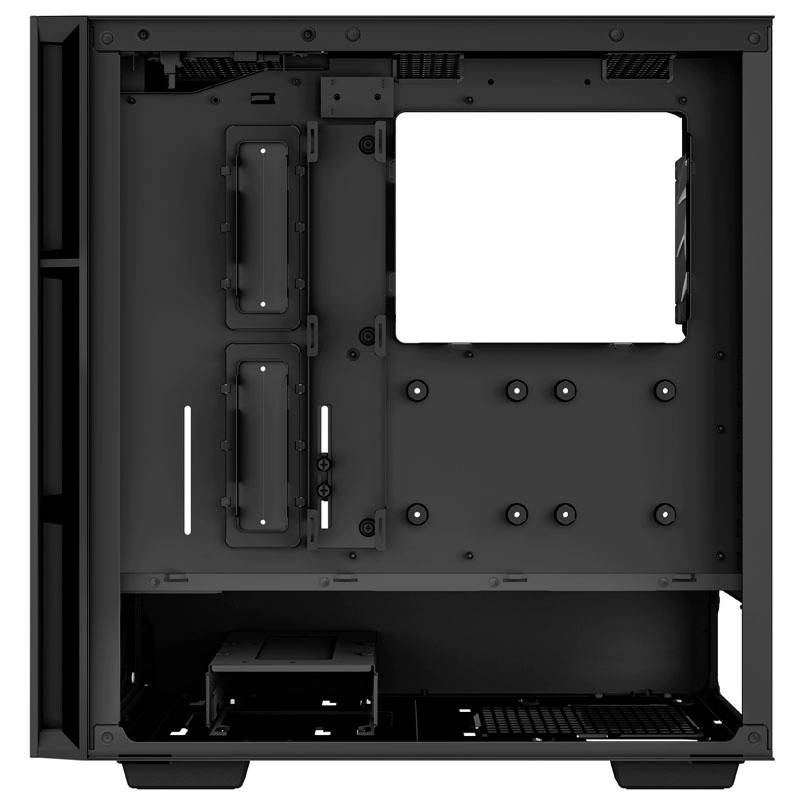 DeepCool CH560 Midi-Tower Gaming-Gehäuse, Gehäuse Schwarz 4 Vorinstallierte LED Lüfter