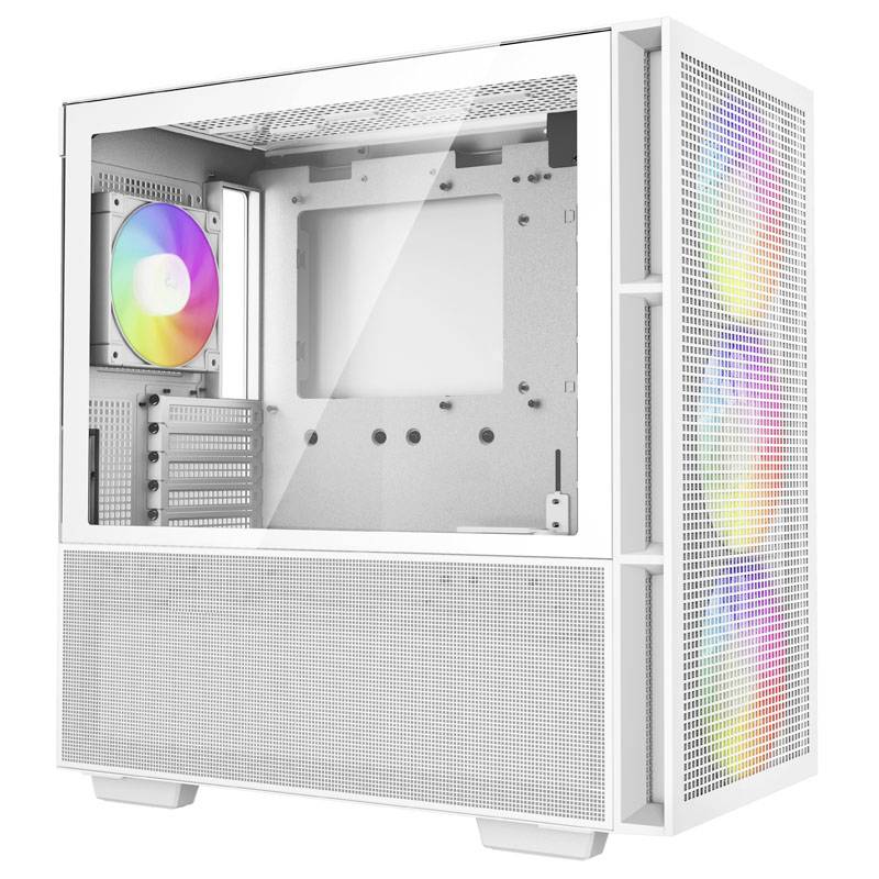 DeepCool CH560 Midi-Tower PC-Gehäuse Weiß 4 Vorinstallierte LED Lüfter