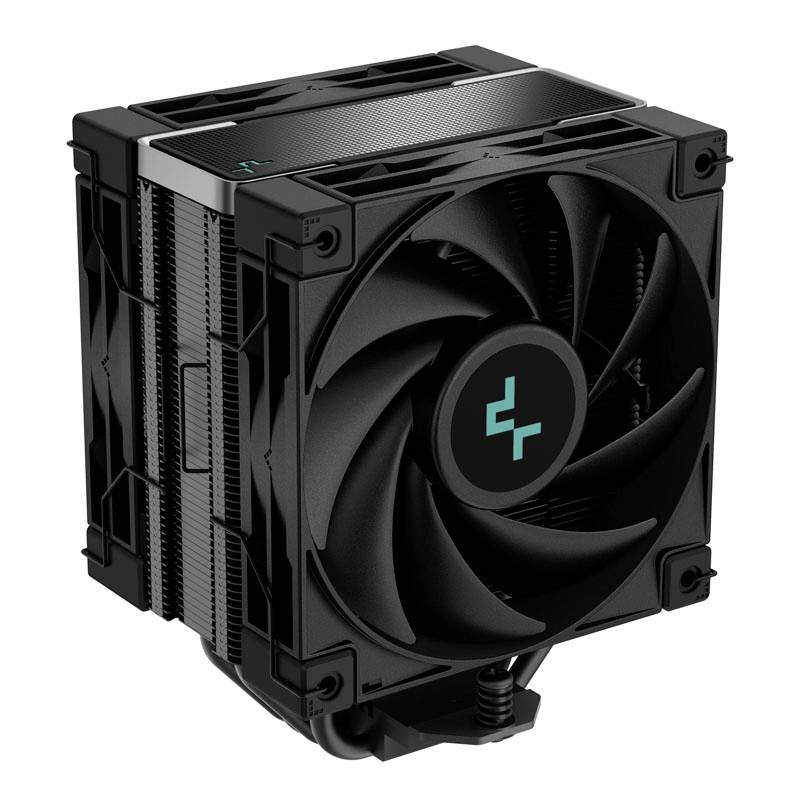 DeepCool AK400 Zero Dark Plus CPU-Kühler - 120mm, schwarz CPU-Kühler mit Lüfter