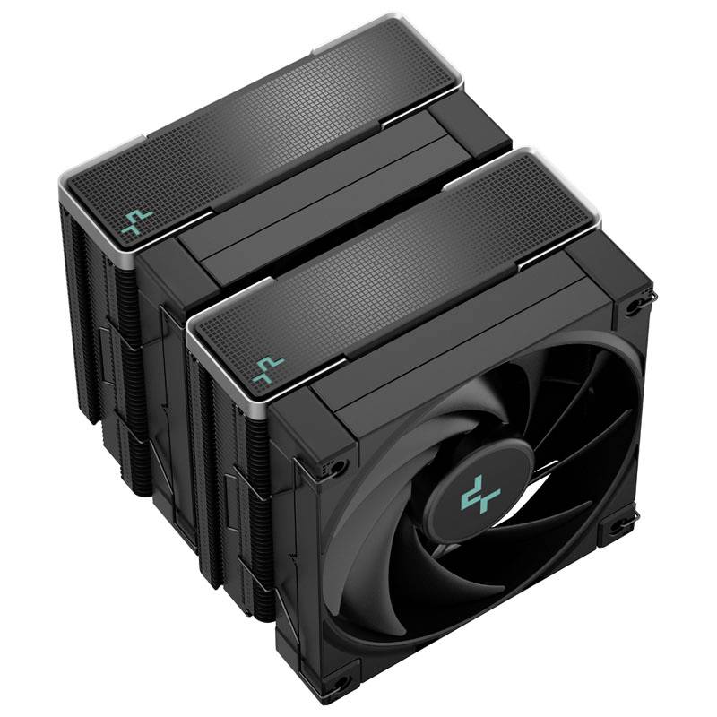 DeepCool AK620 Zero Dark CPU-Kühler mit Lüfter Intel® LGA 2066, Intel® LGA 2011-V3, Intel® LGA 2011, Intel® LGA 1700, Intel® LGA 1200, Intel®