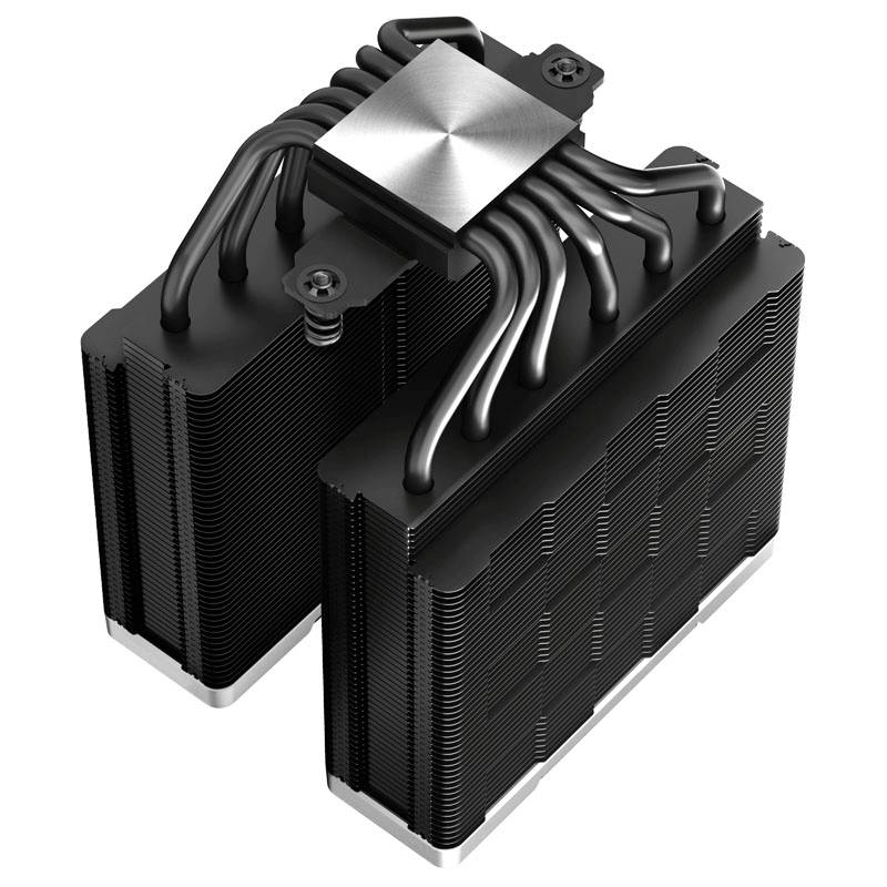 DeepCool AK620 Zero Dark CPU-Kühler mit Lüfter Intel® LGA 2066, Intel® LGA 2011-V3, Intel® LGA 2011, Intel® LGA 1700, Intel® LGA 1200, Intel®