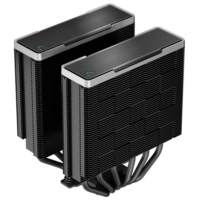 DeepCool AK620 Zero Dark CPU-Kühler mit Lüfter Intel® LGA 2066, Intel® LGA 2011-V3, Intel® LGA 2011, Intel® LGA 1700, Intel® LGA 1200, Intel®