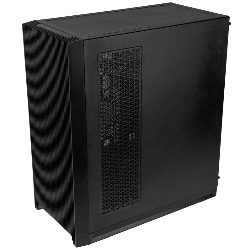 Kolink Unity Lateral Performance Midi-Tower PC-Gehäuse Schwarz 3 Vorinstallierte LED Lüfter