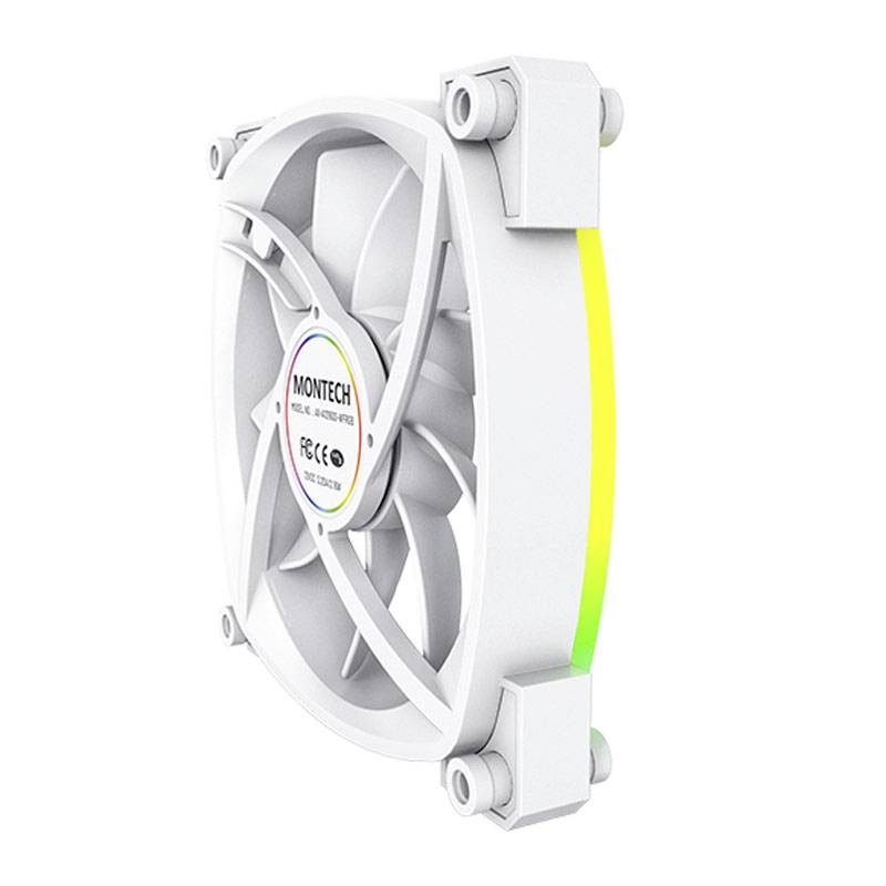 MONTECH AX120 PWM ARGB PC-Gehäuse-Lüfter Weiß (B x H x T) 120 x 120 x 25mm