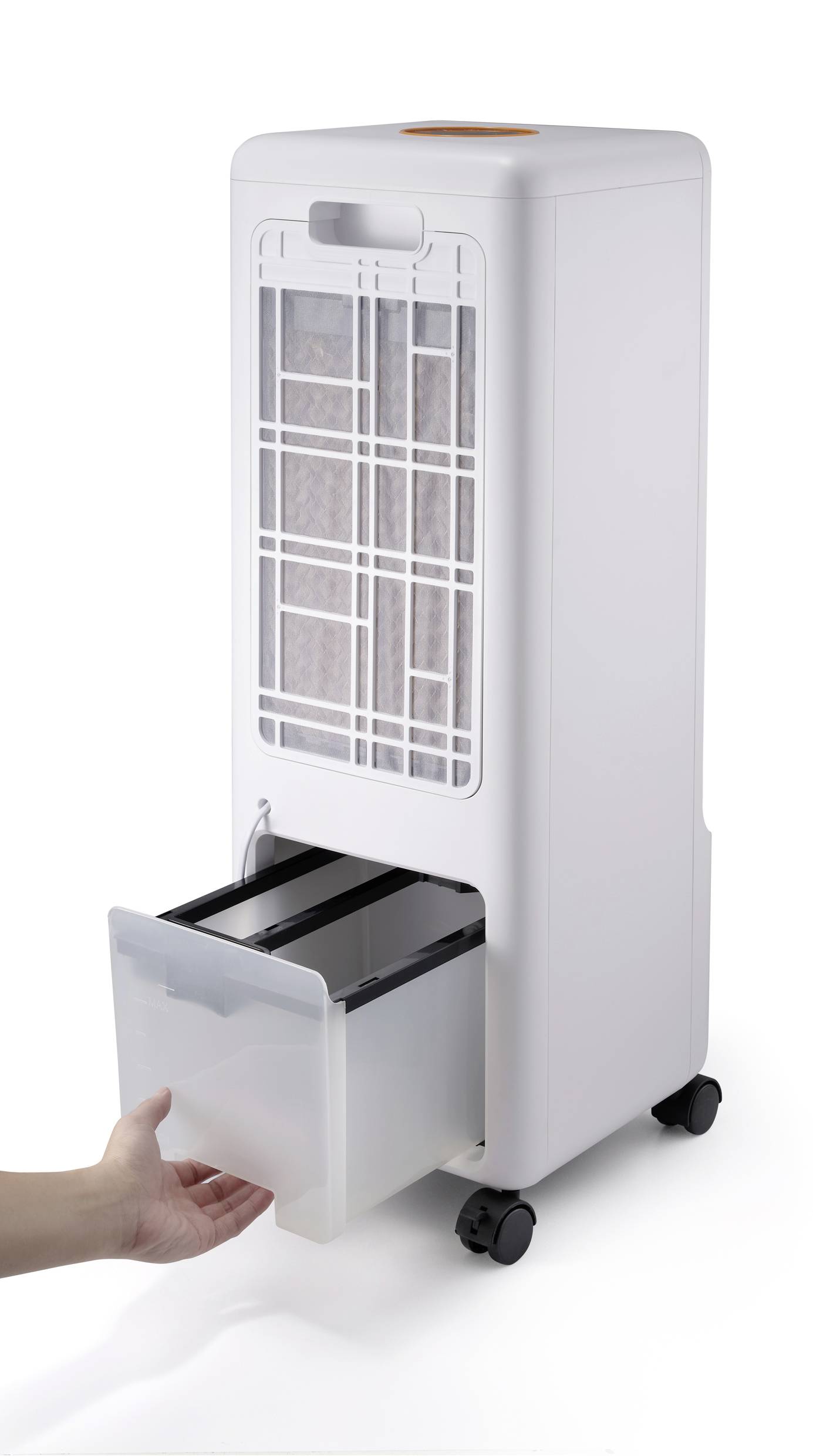 Sygonix Luftkühler 50W (L x B x H) 272 x 270 x 942mm Weiß mit Fernbedienung, Oszillierend, Timer, LED-Display