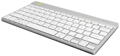 R-GO Tools Compact Break Bluetooth® Tastatur Niederländisch, QWERTY Weiß Ergonomisch