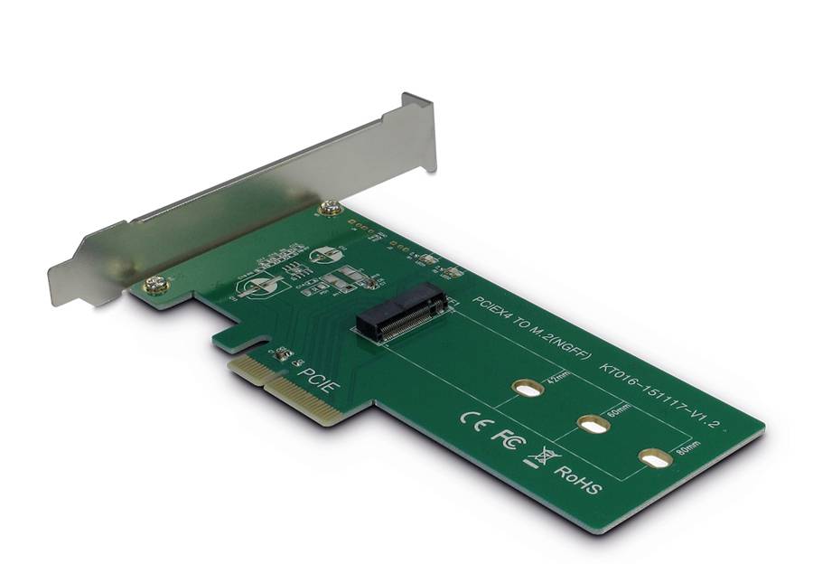 Inter-Tech KT016 PCI-Express Karte M.2 PCIe